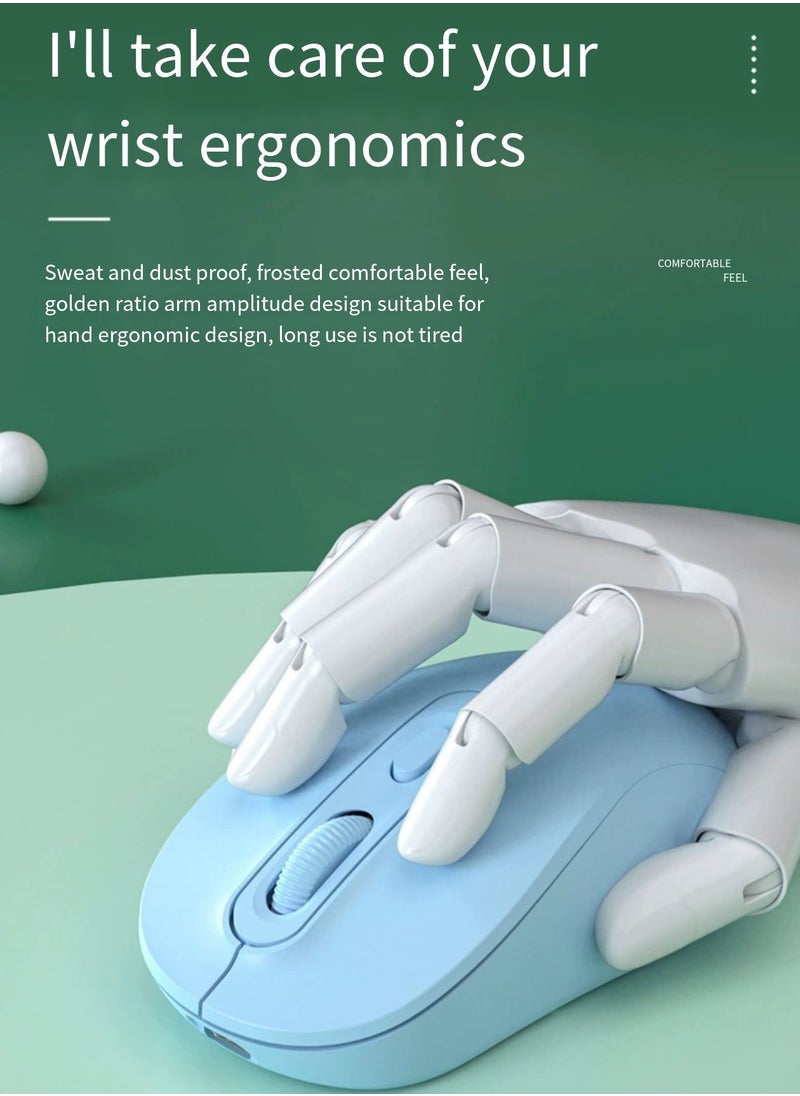 Generic - Wireless mouse, rechargeable Bluetooth mouse, (2.4G Bluetooth) - Image 1