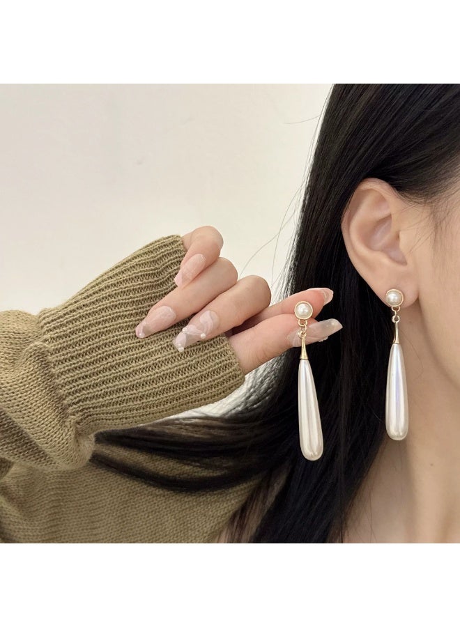 Goolsky S925 Sterling Silver Long Tassel Earrings – Chic Minimalist Statement Jewelry for Women, Sparkling Tassels Anti-Tarnish, Parties/Dinners Daily Wear - Image 1