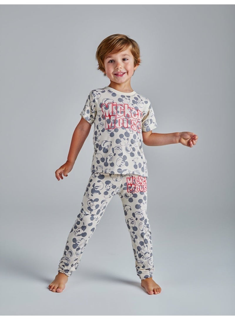 ميكي ماوس - طقم بيجامة للأولاد بأكمام قصيرة - Image 3