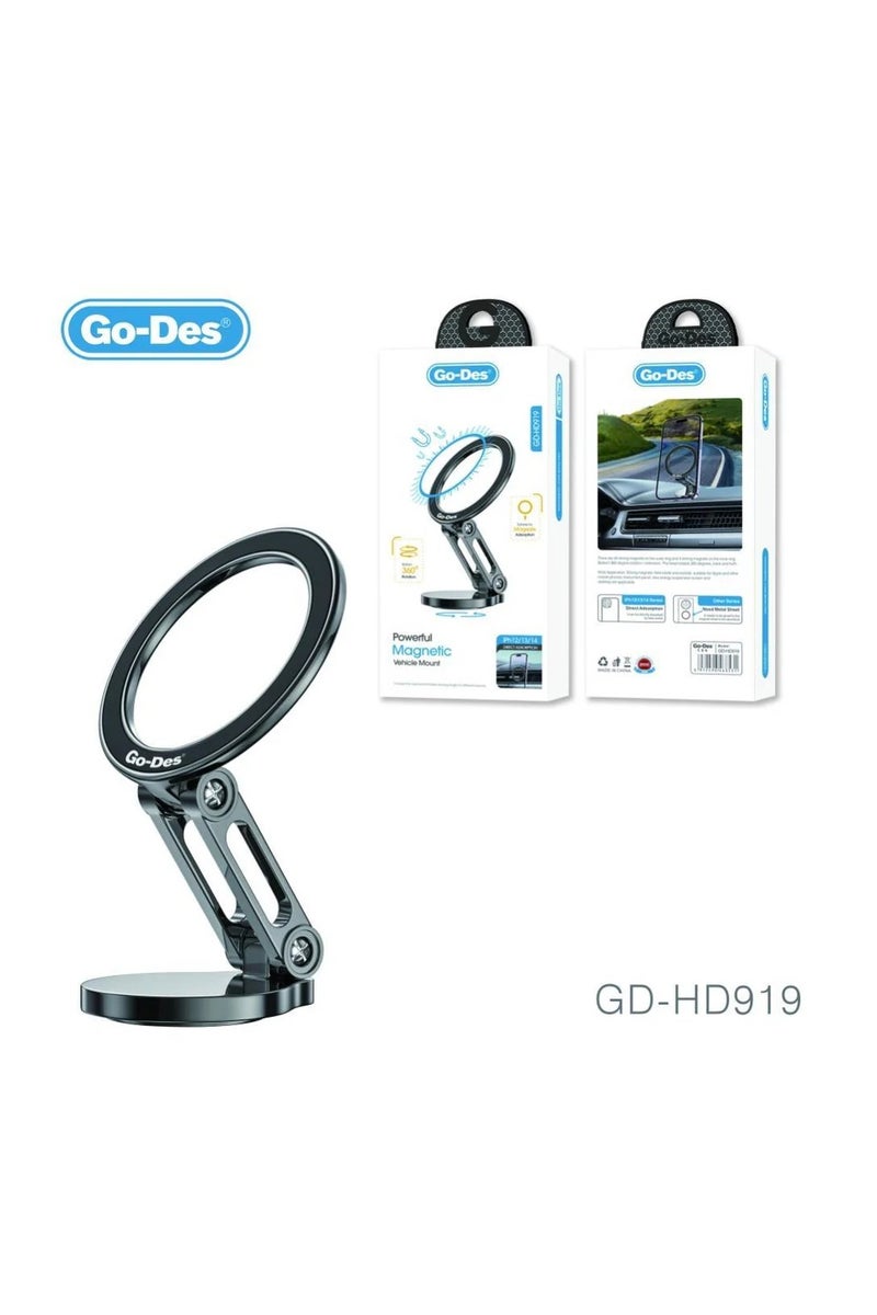 جو-ديز حامل هاتف محمول قابل للطي  Magnetic Bracket aluminums Universal  مصنوع من سبائك الألومنيوم وحامل هاتف سطح المكتب قابل للطي