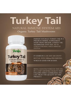 Parker Naturals Parker Naturals Premium Organic Turkey Tail Mushroom Capsules  - Image 2