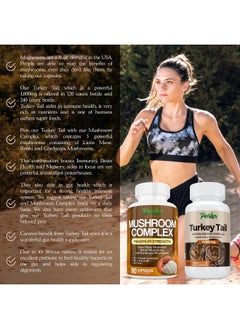 Parker Naturals Parker Naturals Premium Organic Turkey Tail Mushroom Capsules  - Image 5