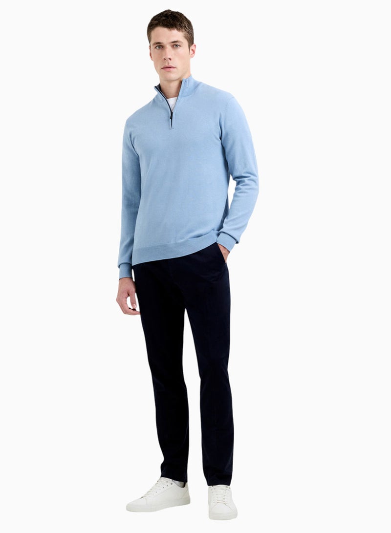 فرنش كونكشن نصف سحاب سترة محبوكة - Image 3