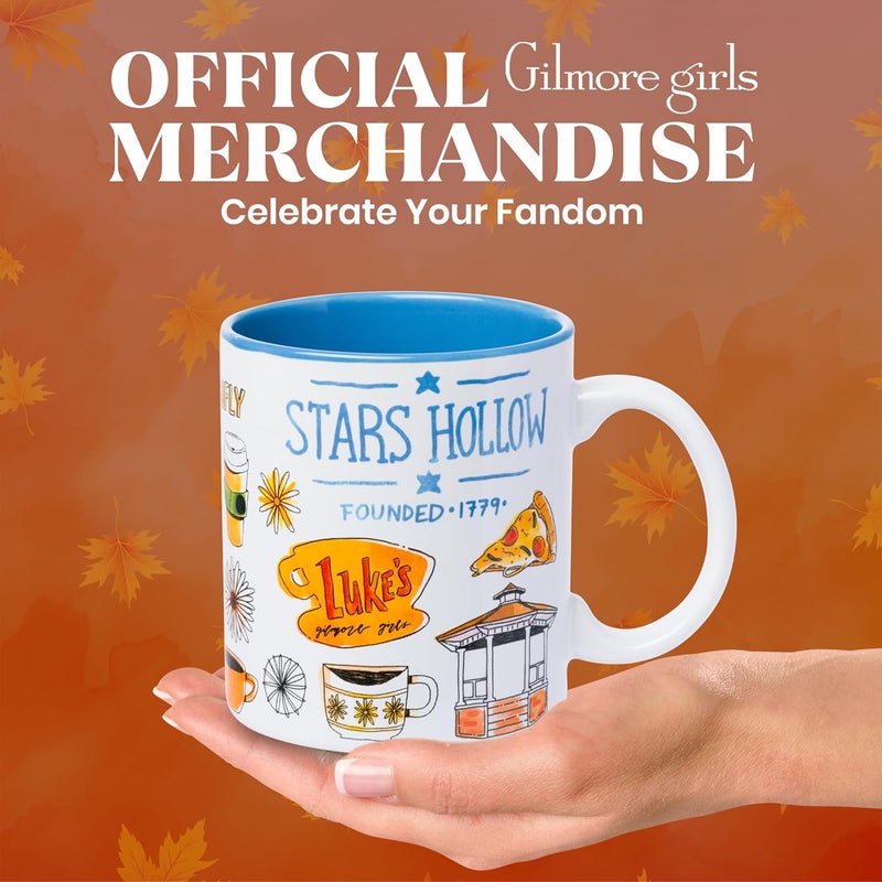 Silver Buffalo Gilmore Girls Destination 20oz Ceramic Mug - Image 4