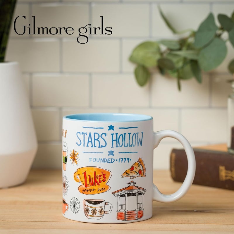 Silver Buffalo Gilmore Girls Destination 20oz Ceramic Mug - Image 5