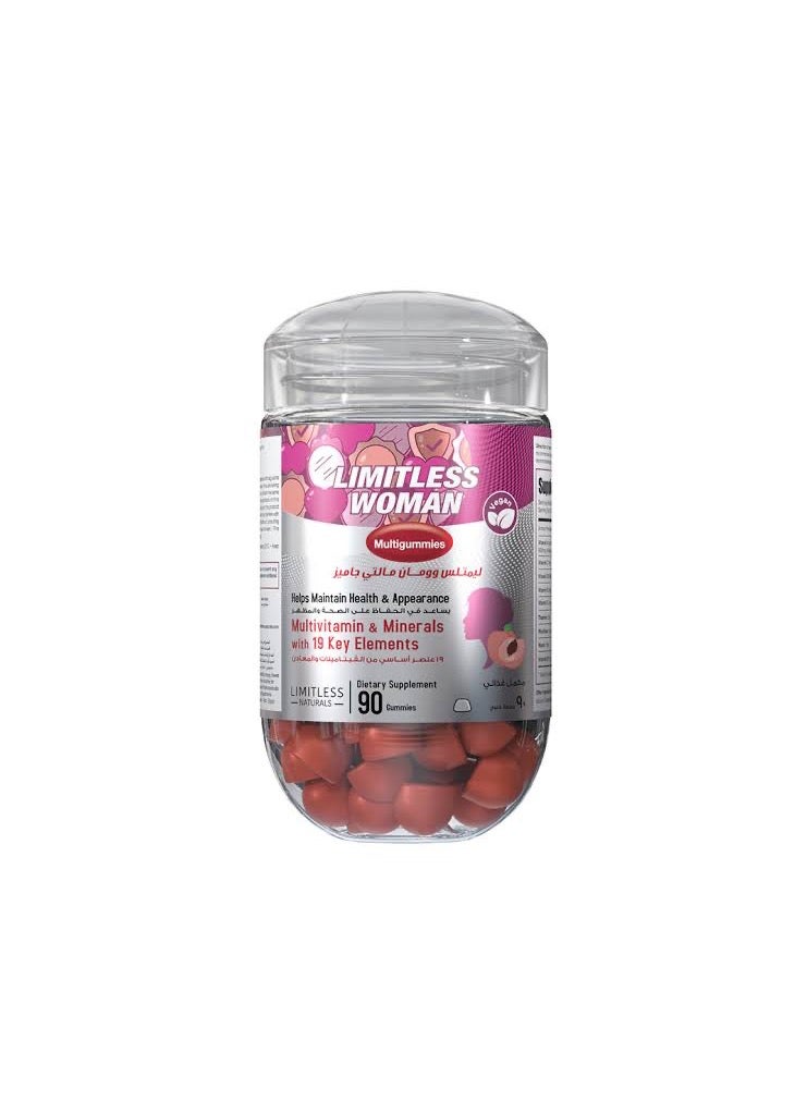 LIMITLESS WOMAN MULTIGUMMIES 90 GUMMIES