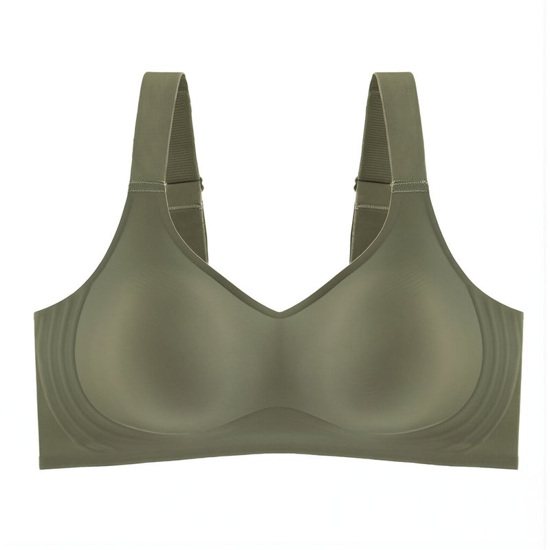 All Outfit Compatible Seamless Bra No Under Lines Wireless Black Size M - Image 1