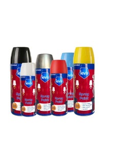 Levi's Levis Spray Paint All Purpose Metal Plastic Furniture 1 PC 380 ML Metallic Silver RAL 9007 