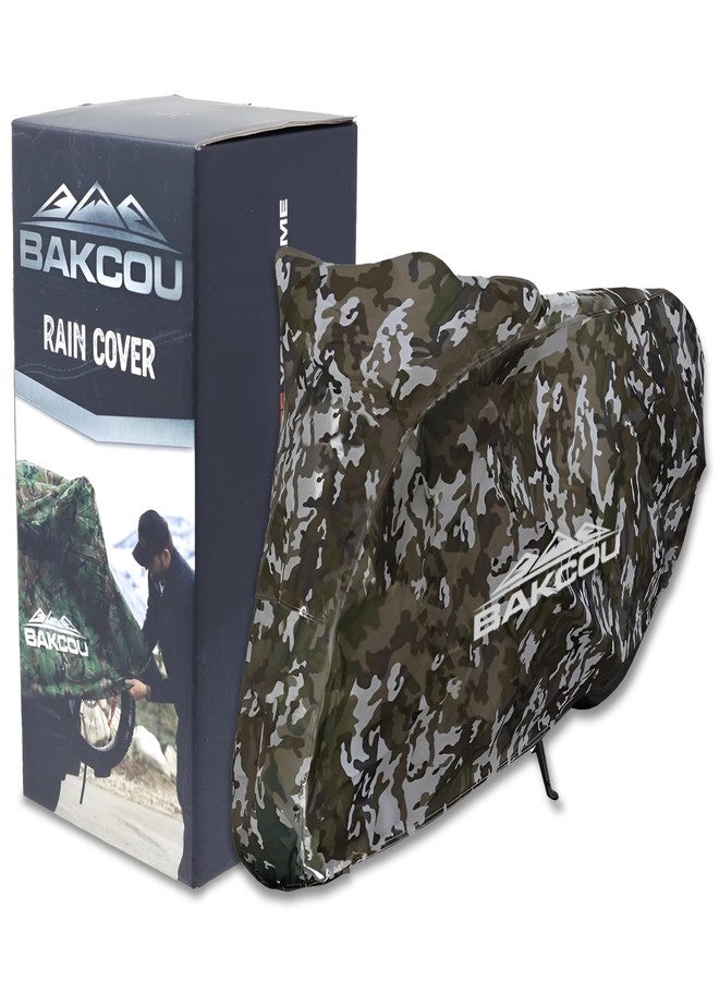 Bakcou - Heavy Duty Waterproof eBike Rain Cover - Protects Against Sun, Dust, Wind, Rain, and Snow - Nylon Cover with Cinch Cords for a Snug Fit - Image 2