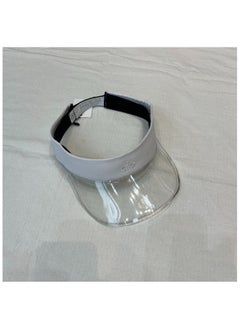 Alo transparent color sunshade cap, baseball cap with a peaked brim.