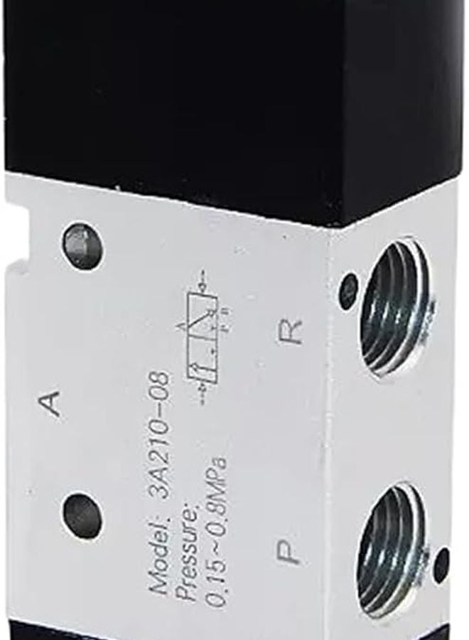 3A410 15 3 2 Way NC Pneumatic Piloted Air Control Valve 3 Port 2 Position BSP - Image 2