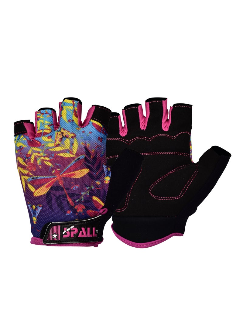 Spall - Half Finger Gloves Ladies Weight Lifting Gloves For Workout Hanging Pull Ups Cycling Fitness Body Building Weightlifting Training Outdoor Sports Ideal For Women - Image 1
