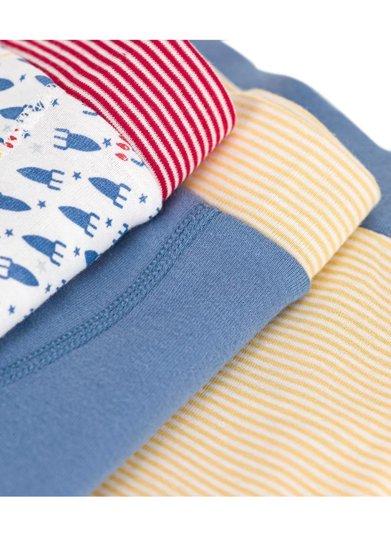 Petit Bateau Children's rocket pattern boxers - 3-pack