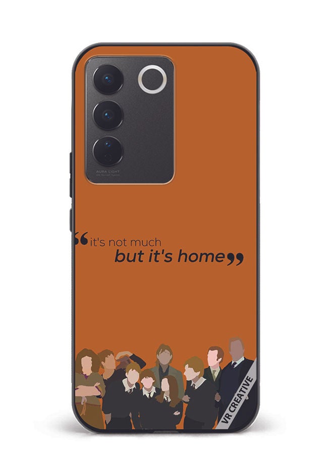 Protective Case Cover For Vivo V27 Pro Its Not Much But Its Home Design Multicolour