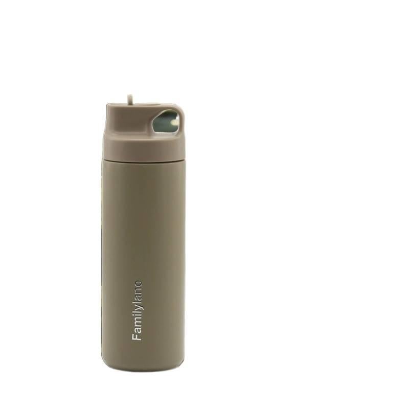 Straw Lid 520 ml Stainless Steel Coffee Mug - Image 4