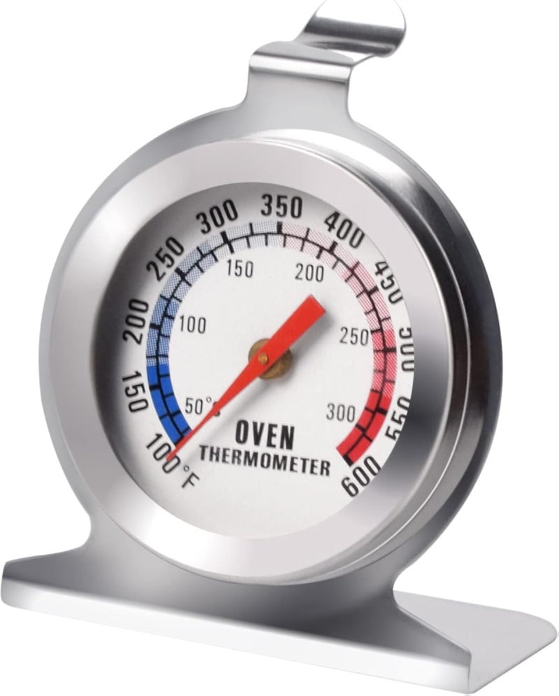 Stainless Steel Oven Thermometer for Electric/Gas Oven, Kitchen Cooking Grill Smoker Thermometer(50-300Â°C/100-600Â°F) (1)