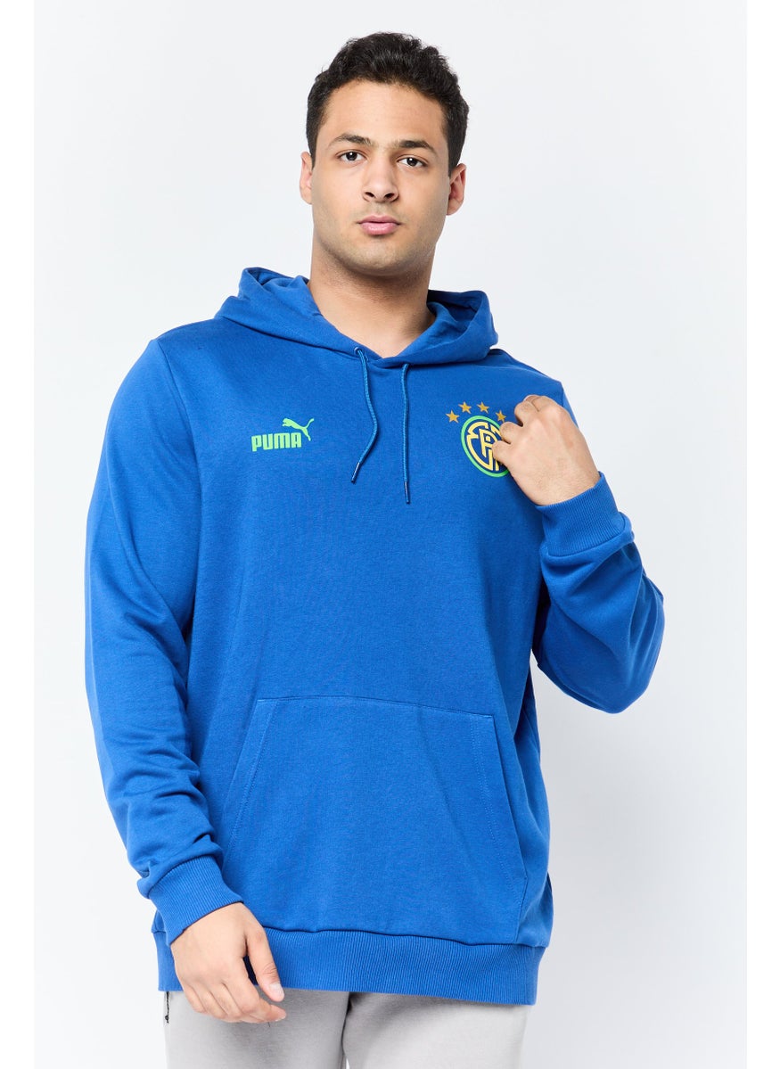 PUMA Men Sportswear Fit Long Sleeve Outdoor Hoodie, Blue  - Image 1