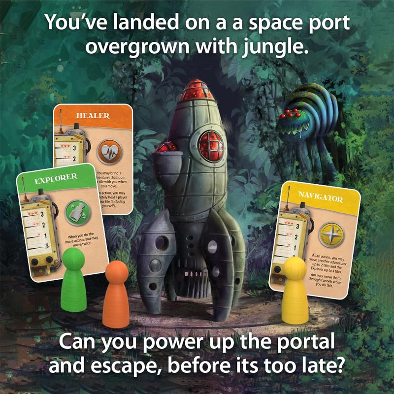 Gamewright - Forbidden Jungle - Cooperative Board Game - Image 2