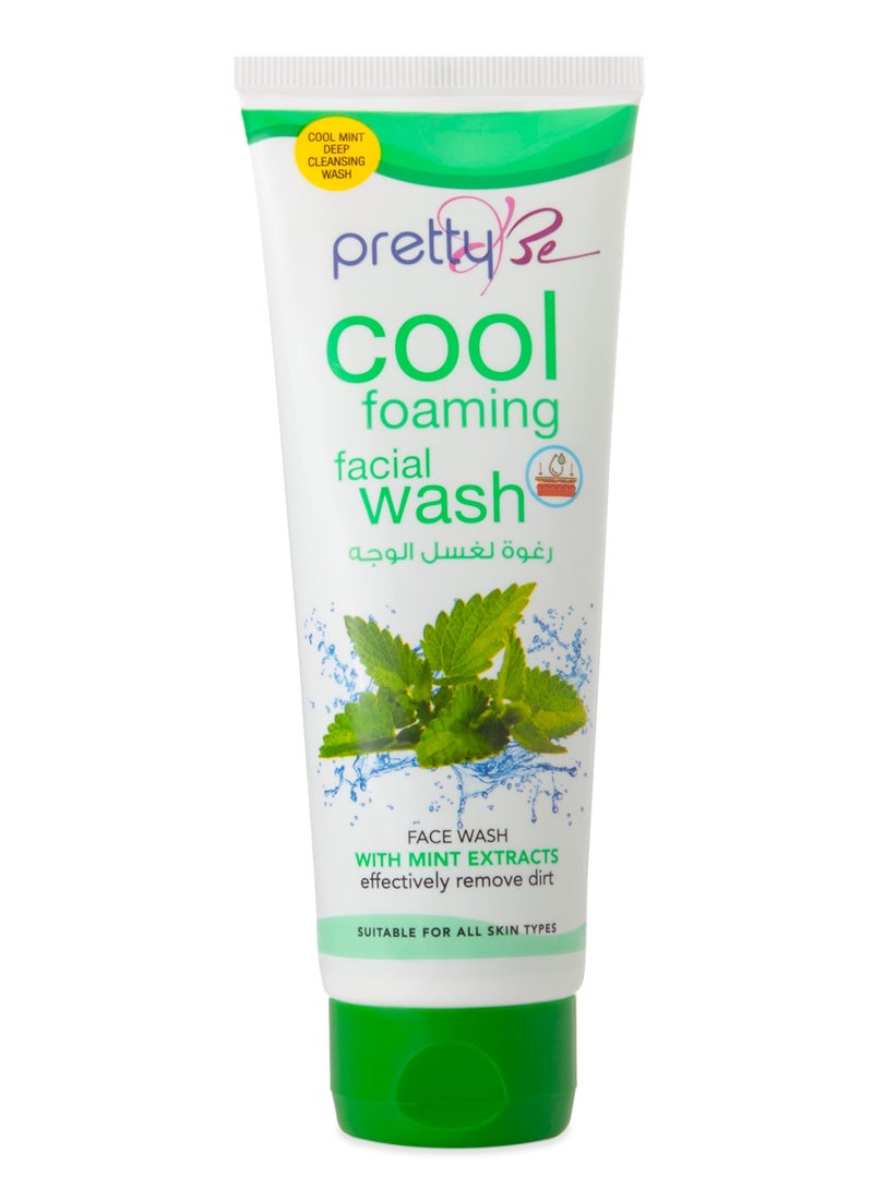 Pretty Be PrettyBe Cool Foaming Facial Wash With Mint Extracts, Actively Remove Dirt 100ml  - Image 1