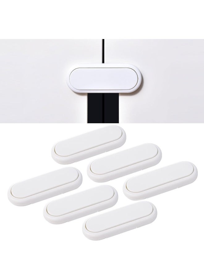 ECVV 6PCS Baby Safety Locks Safety Latches Adjustable Child Proof Cabinet Latches 3M Adhesives Multi-Purpose Baby Locks for Furniture Door Fridge Oven Toilet - White - pzsku/ZAC516721C1CA5A762DECZ/45/_/1738146902/849300b8-ecf1-49dc-9ab6-59452546b545