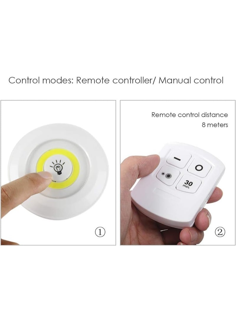 مصابيح LED قابلة للتعتيم، مصابيح تعمل بالبطارية  مع جهاز تحكم عن بعد - Image 3
