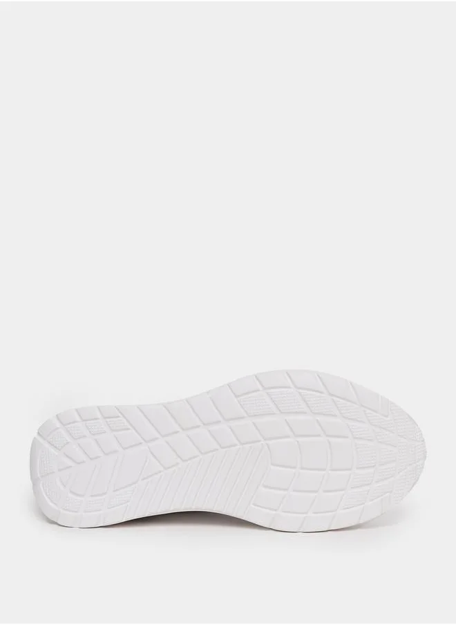 Styli Knitted Lightweight Lace Up Sneakers