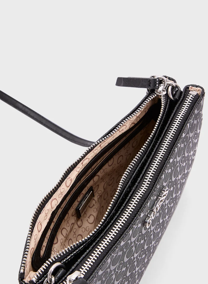 GUESS Tidewood Mini Double Zip Crossbdy