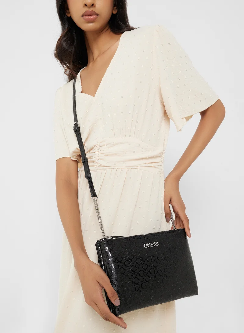 GUESS Tidewood Mini Double Zip Crossbdy