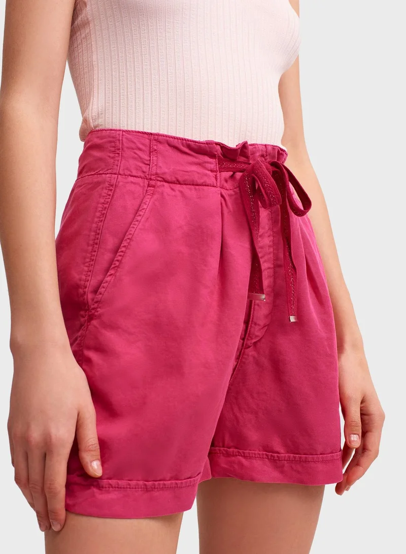 OXXO Tie Waist Shorts