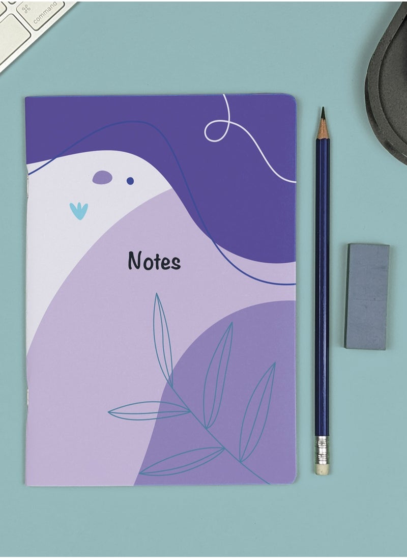 Dxign Co - Dxign Co - Personalised A5 Notebook, May Night Salvia, 72 Pages - Image 1