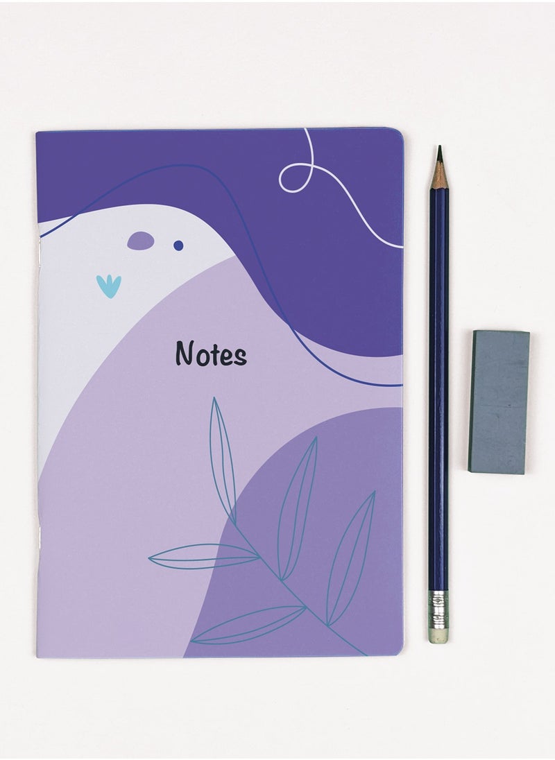 Dxign Co - Dxign Co - Personalised A5 Notebook, May Night Salvia, 72 Pages - Image 1