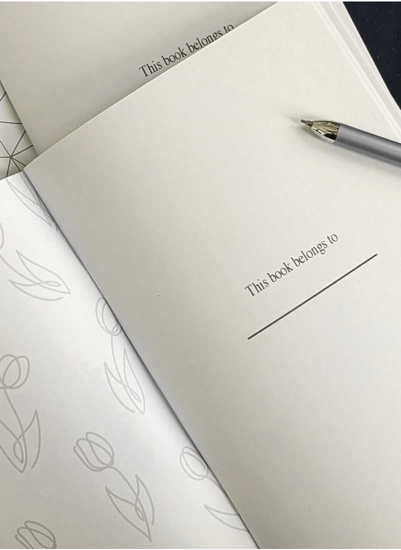 Dxign Co - Dxign Co - Personalised A5 Notebook, May Night Salvia, 72 Pages - Image 1