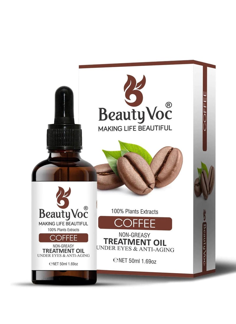 BEAUTY VOC Coffee Treatment Oil Enriched with Nourishing Coffee Extracts and Essential Oils Deeply Hydrates and Effortlessly Fades Fine Lines for a Timeless Beauty Transformation., 50ml  - Image 2