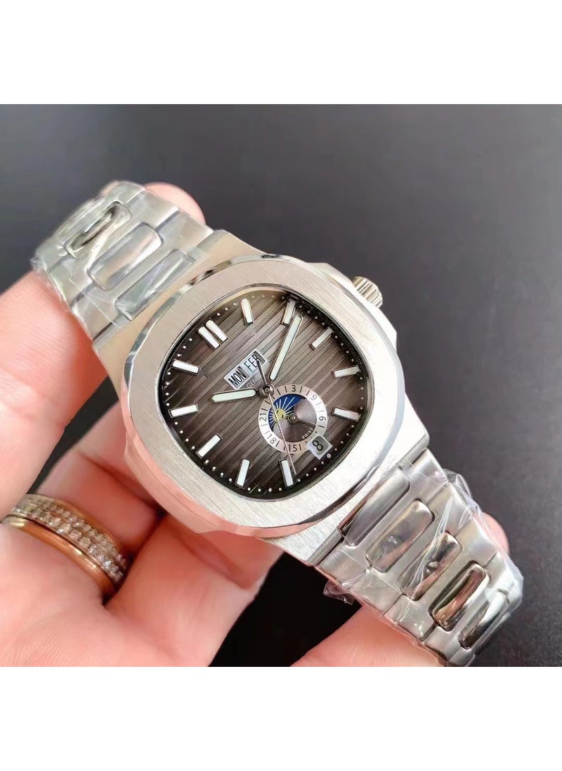 5726 Snail Series Multifunctional Mechanical Watch with Calendar for Men2 2