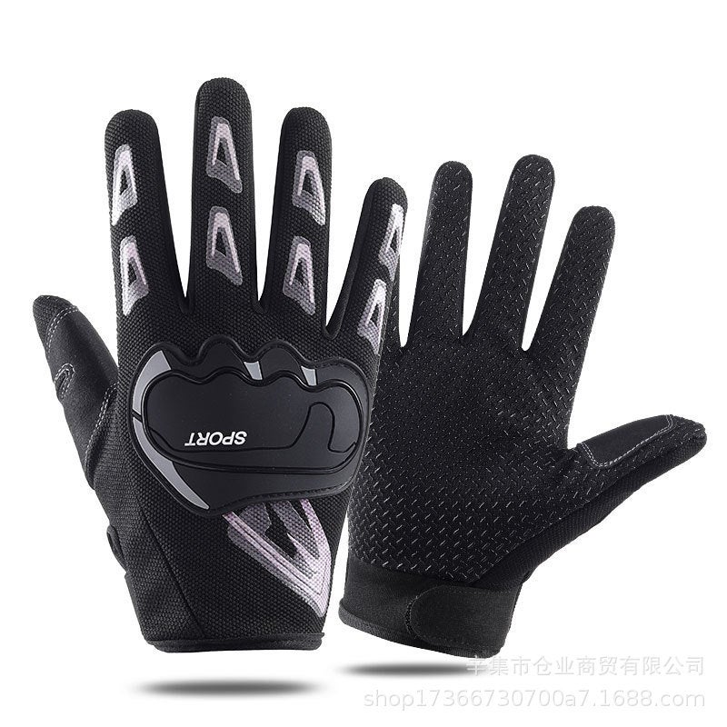 Motorcycle Motorcycle Gloves Outdoor Sports Breathable Non-Slip Long Finger Half Finger Touch Screen Protective Riding Gloves - Image 5