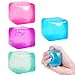 FauKait 4pack Stress Cube Squishy Stress Balls for Adults Kids Fidget Toy for Your Best Mellow and Chill Ice CubesSquare Shape with Filling in Pink Blue Purple Green Age 3 to Adult4pcs Cube - Image 3