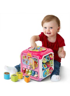 vtech Sort And Discovery Activity Cube (Frustration Free Packaging), Pink  - Image 1
