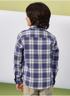 Checked Roll-Up Sleeve Shirt - pzsku/ZAC51E830FBEDB1987A8CZ/45/1741119839/a8e300d9-d44c-40c7-9c5a-6645861ff147