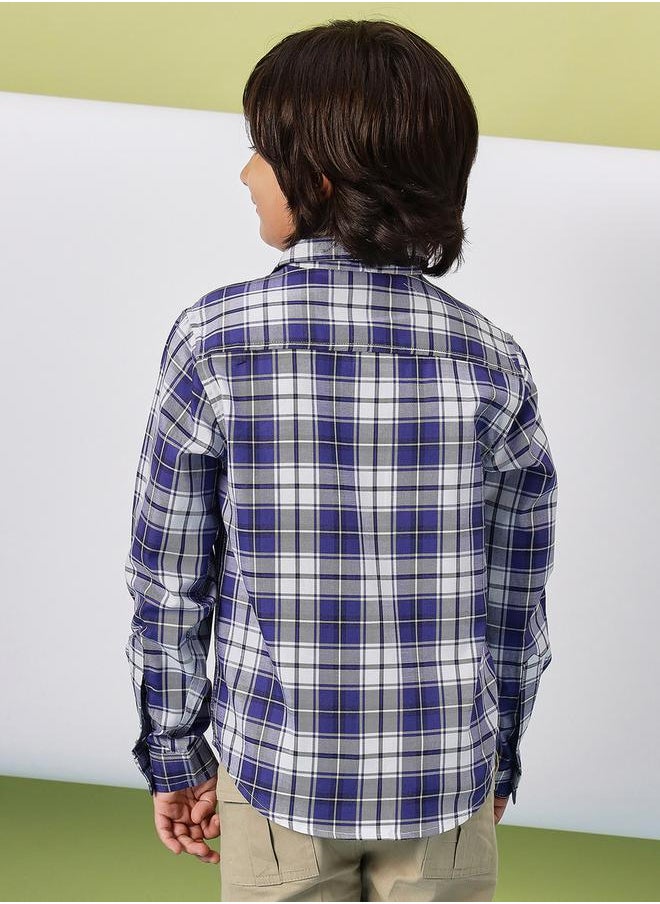 Stylo Bug - Checked Roll-Up Sleeve Shirt by Styli - Image 1