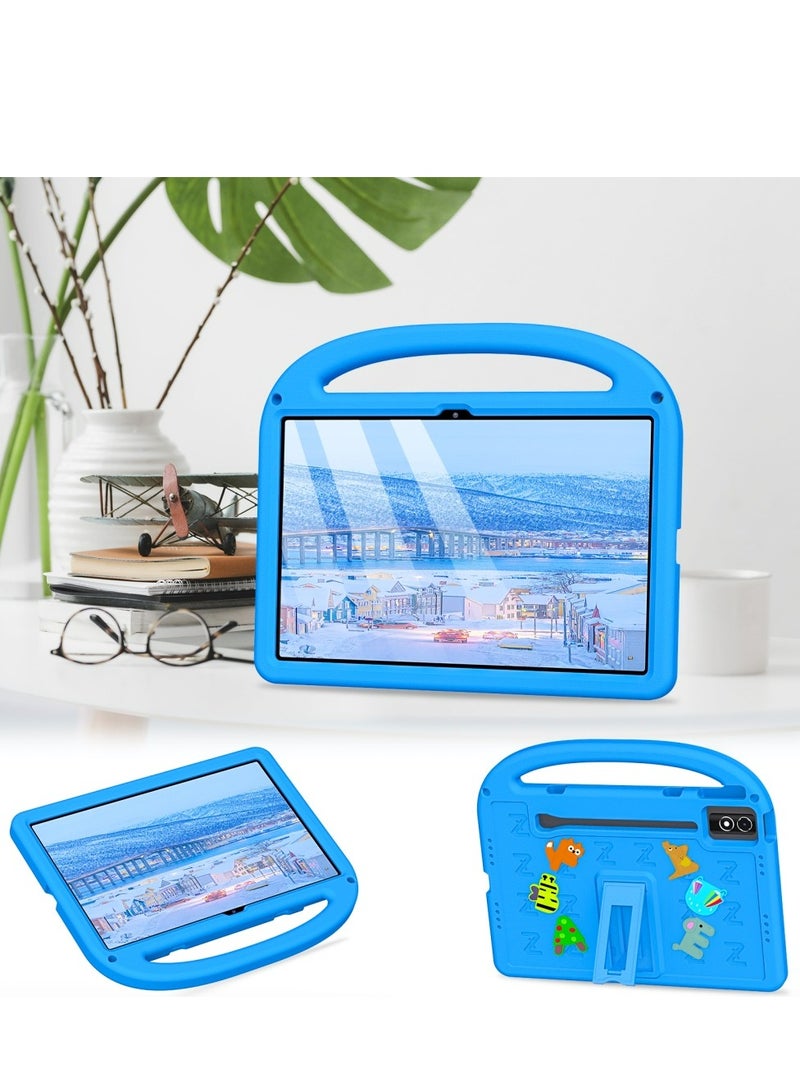 Children's Protective Case for Lenovo Tab P12 12.7 Inch 2023 TB-370FU TB-371FC﻿ Lenovo Xiaoxin Pad Pro 12.7 Inch TB-373FU TB-375FC﻿  Lenovo Xiaoxin Pad Plus 12.7 Inch 2025 , shockproof cover with shoulder strap bracket - Image 3