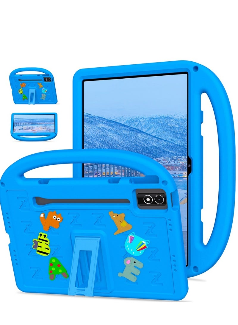 Children's Protective Case for Lenovo Tab P12 12.7 Inch 2023 TB-370FU TB-371FC﻿ Lenovo Xiaoxin Pad Pro 12.7 Inch TB-373FU TB-375FC﻿  Lenovo Xiaoxin Pad Plus 12.7 Inch 2025 , shockproof cover with shoulder strap bracket - Image 5