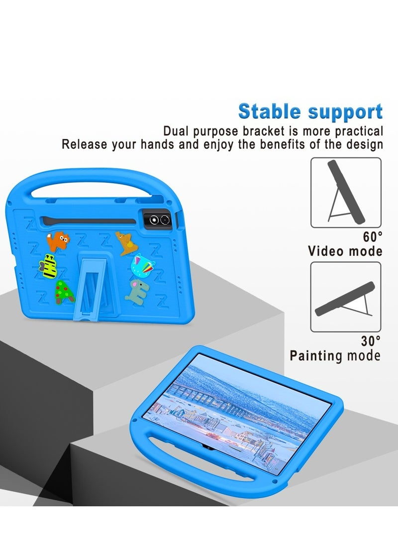 Children's Protective Case for Lenovo Tab P12 12.7 Inch 2023 TB-370FU TB-371FC﻿ Lenovo Xiaoxin Pad Pro 12.7 Inch TB-373FU TB-375FC﻿  Lenovo Xiaoxin Pad Plus 12.7 Inch 2025 , shockproof cover with shoulder strap bracket - Image 4
