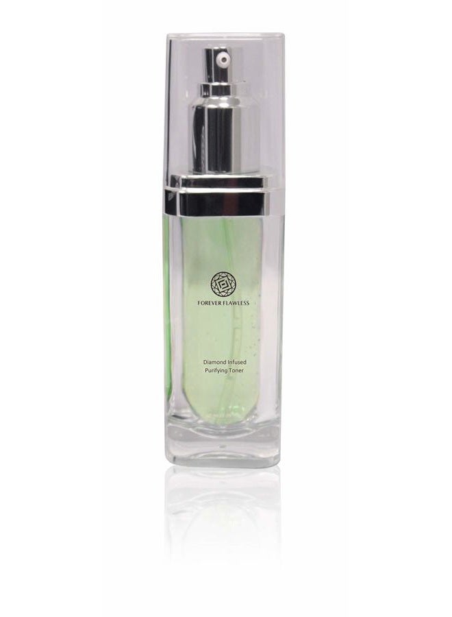 Forever Flawless Exfoliating Facial Toner With White Diamond Powder and Aloe Vera FF16, Enhance Skin Elasticity and Firmness, Cleanse and Close Pores (2.03 fl oz) - Image 5