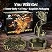 AUSPDICE DND Dice Tower Castle and Tray Retro Dice Rolling Tower for Dungeons and Dragons RPG Tabletop Games Brushed Brass Color - Image 4
