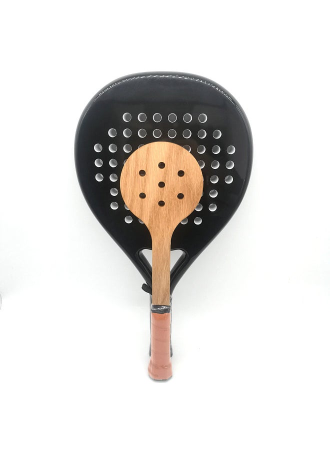 POWERTI - Wooden Tennis Spoon Sticking Practice Tennis Racket Tennis Sweet Spot Trainer Tennis Training Aid - Image 1