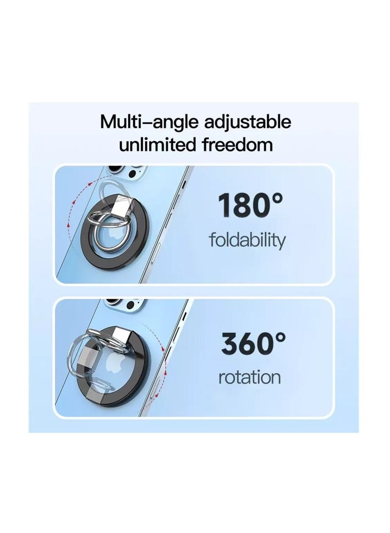 اس-توب مسكة هاتف مغناطيس ماق سيف 610 دائري // اللون اسود - Image 4