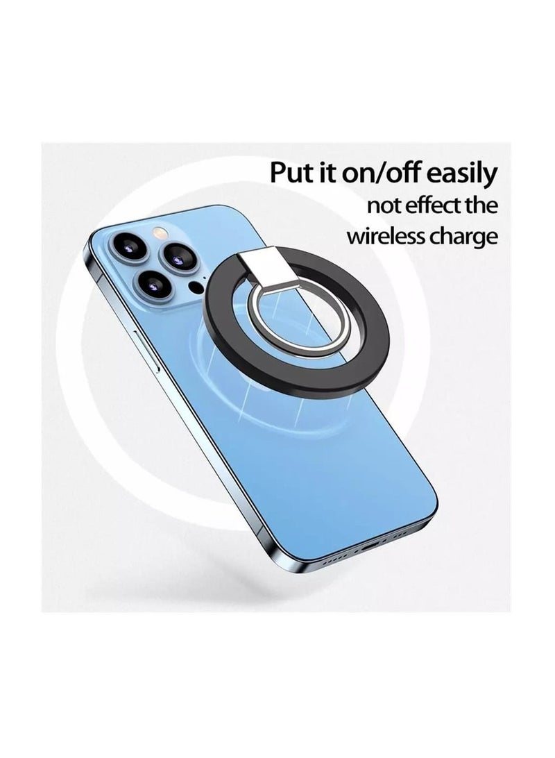 اس-توب مسكة هاتف مغناطيس ماق سيف 610 دائري // اللون اسود - Image 3