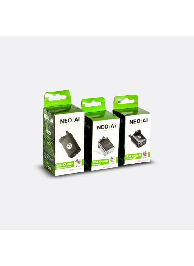 NEO:Ai NEO AI GAN Charger 2-Port 45 W - Black - VEN2005  - Image 4