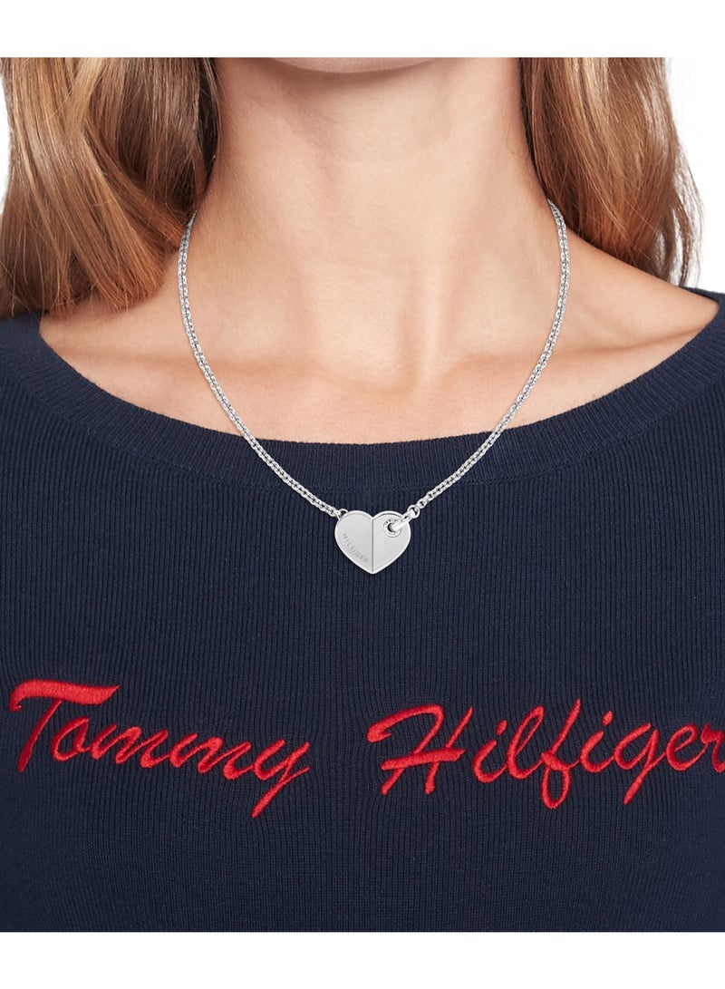 TOMMY HILFIGER قلادة نسائية من TH JEWELRY على شكل قلوب جريئة - 2780926 - Image 2