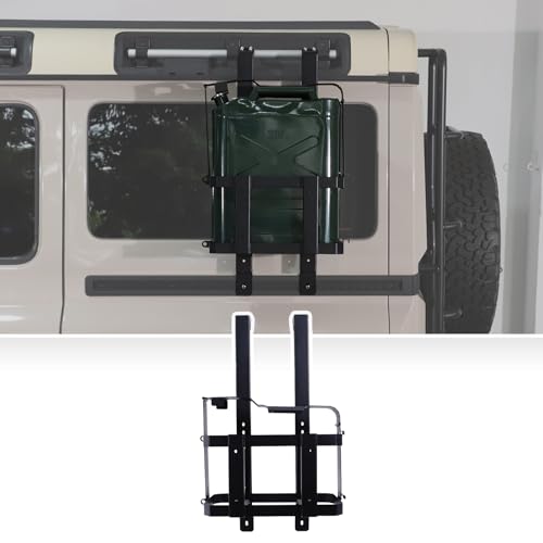 Qiosreui Rear Window Water Can Holder Rack Mount Bracket for INEOS Grenadier 2020-2025 Accessories Trailer Water Liquid Container Bracket, Water Locking Pack Mount 5 Gallon / 20 Liter Jerry Water Can Rack - Image 1